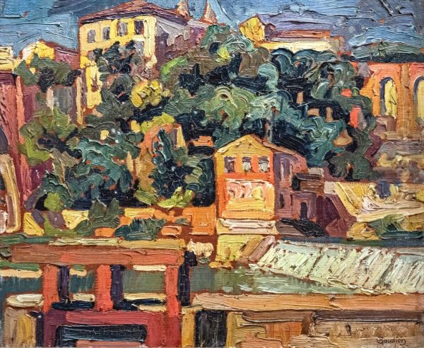 The mill and the Castagne in Rabastens - view 1