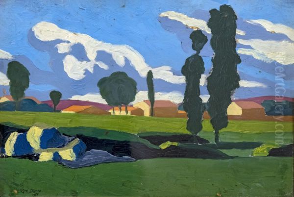 Poplar landscape - view 1