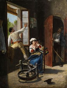 Der fliehende Liebhaber by unknown
