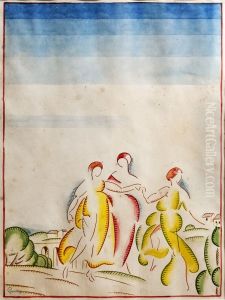 The three Graces by Georges Gaudion