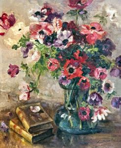 The bouquet of anemones by Luce Boyals