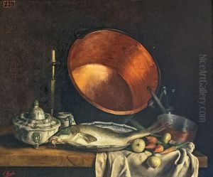 Still life with cauldron by Paul Prouho
