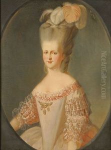 Louise-Marie Adelaide de Bourbon, Herzogin von Orleans (1753-1821 by Auguste de Chatillon