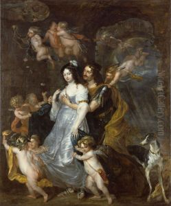 Dido and Aeneasin the cave by Thomas Willeboirts Bosschaert