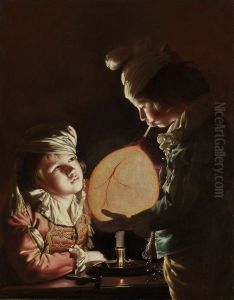 Two Boys with a Bladder