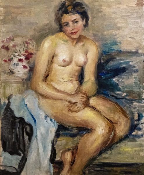 Sitting nude - view 1