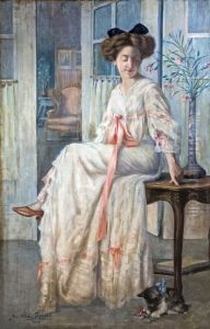 Portrait of Madame A.J. by Jane Atche