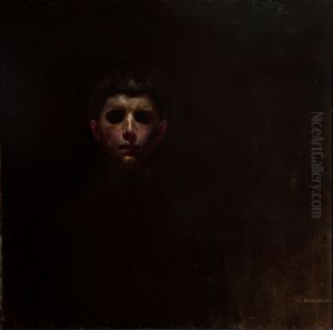 Self-Portrait - Boy's Head by Gustaw Gwozdecki