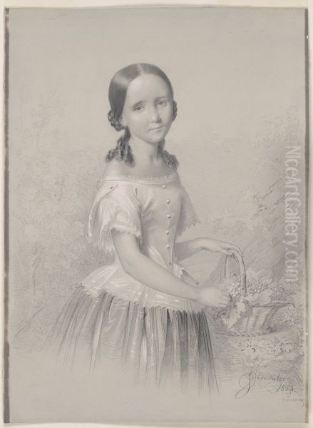 Portrait of Franciszka Wolowska, sister of the mother of Feliks Jasienski - view 1