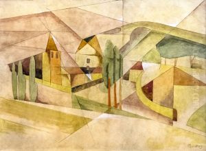 Cubist village Cubist village
