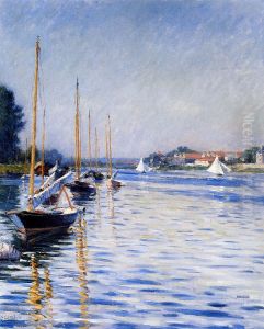 <<Tota moe Seine bost>> by Gustave Caillebotte