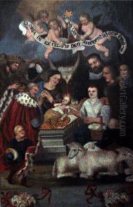 Adoration of the Kings by unknown
