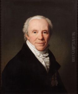 Portrait of Christian Frederik Hansen by Friedrich Carl Groger