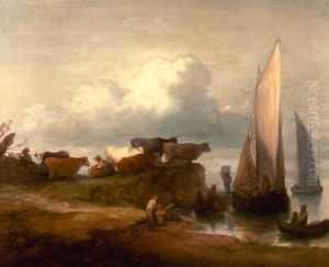 A Coastal Landscape by Thomas Gainsborough