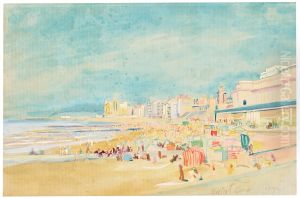 Strand te Oostende by Julius Collen-Turner
