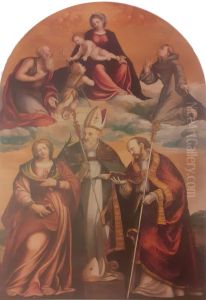 Madonna col Bambino tra i santi Giovannino, Girolamo, Francesco, Placida, Mauro e Simplicio