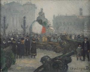 La statue de Strasbourg, Place de la Concorde, Paris, le 29 oct. 1918 by Angele Delasalle