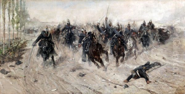 Cavalry charge - view 1