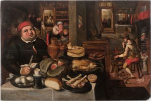 The Lean and the Fat by Hieronymous Francken II