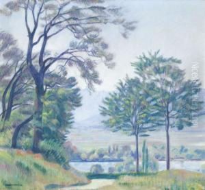 Landschaft Bei Muri by Emil Cardinaux