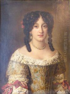 Portrat von Sulpicia Chigi, Prinzessin Farnese Portrat von Sulpicia Chigi, Prinzessin Farnese