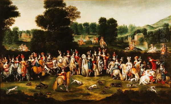 Hunting of Anne of Austria - view 1