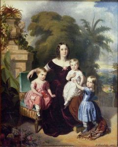 Leopoldina, Teresa Cristina, Pedro Afonso and Isabel, Pedro II's family Leopoldina, Teresa Cristina, Pedro Afonso and Isabel, Pedro II's family