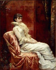 Portrait V. I. Miatlevoy (born Bibikova)
