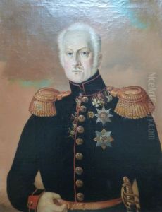 The portrait of the General V. Glinka