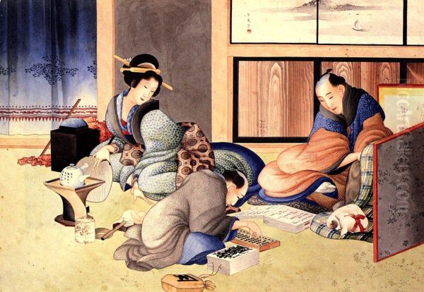 A merchant making up the account - view 1