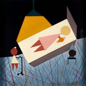 A mother and child in a maternity ward. by unknown