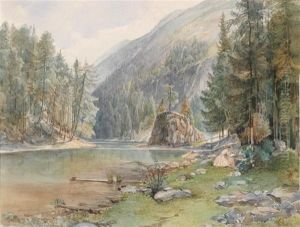 A motif of Tristachersee near Lienz