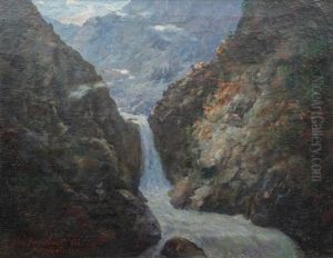 Wasserfall in Roztoka. Wasserfall in Roztoka.