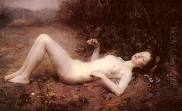 A Nude with Mandoline - view 1