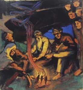 Lonnrot and the Oral Poets by Akseli Valdemar Gallen-Kallela