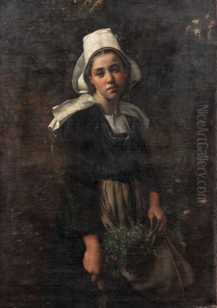 A peasant girl - view 1