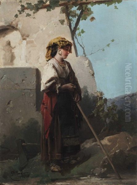 A peasant woman - view 1