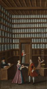 A pharmacy. by unknown