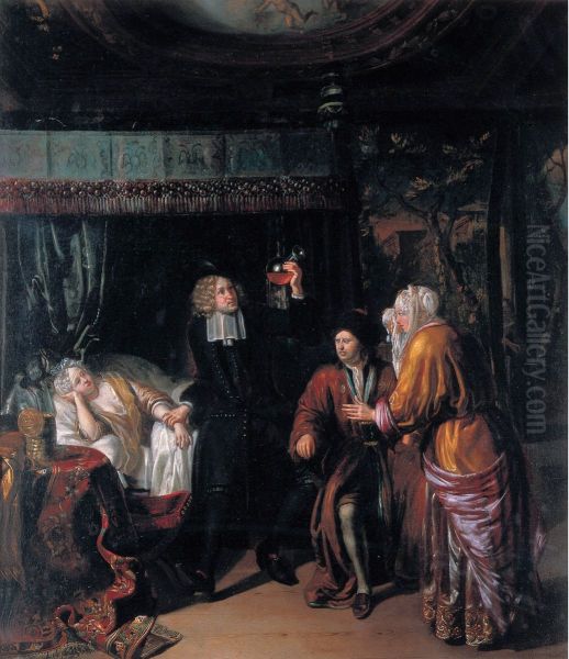 A physician at the bedside - view 1