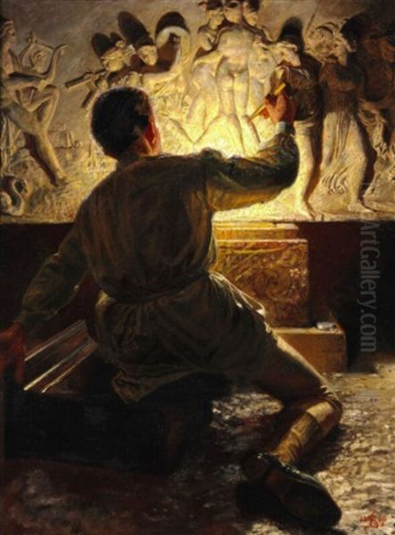 A Roman Plasterer - view 1