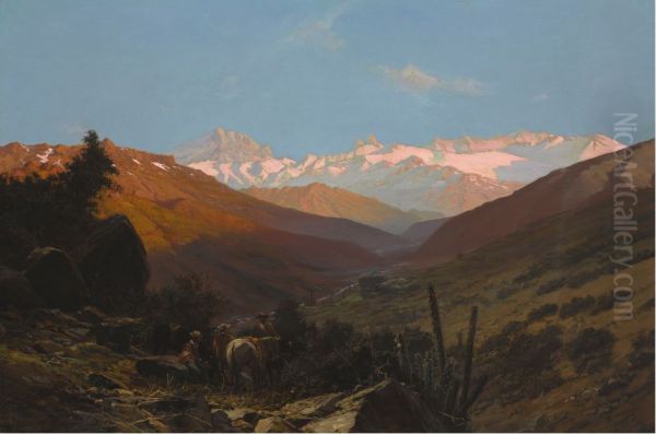 A SCENE IN THE ANDES, CHILE - view 1