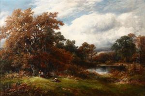 A Scene at Knowle Hills, Derbyshire