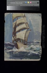 A sailing vessel by John Everett