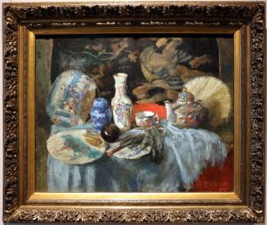 Chinoiseries with fans by James Ensor