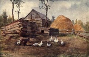 A settlers farm yard