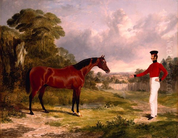 A Soldier with an Officer's Charger - view 1