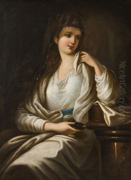 A Sitting Lady - view 1