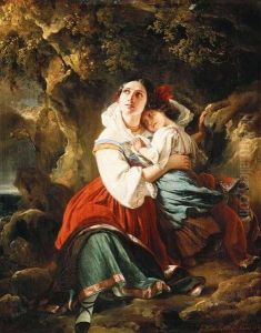 A Storm is coming by Franz Xavier Winterhalter