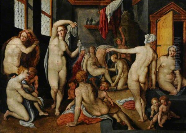 A Tepidarium with Female Nudes - view 1