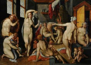 A Tepidarium with Female Nudes